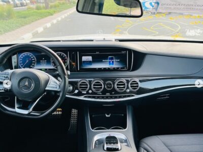 2016 HYBRID MERCEDES BENZ S 400 h 3.5-liter V6 Petrol Engine White