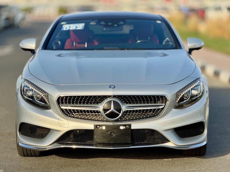 MERCEDES S 550 4.7L twin-turbo V8 Engine SILVER RED 2015