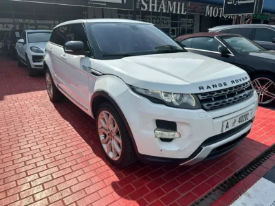 2013 Land Rover Range Rover Evoque HSE 4 Cylinder Engine White Tan