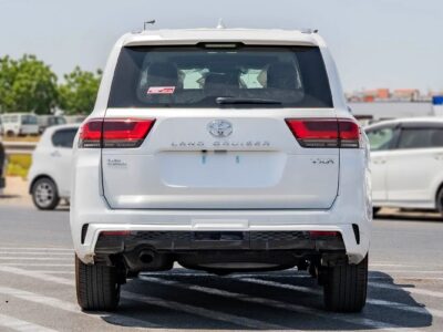 2026 Toyota Land Cruiser VXR 6 Cylinder Engine White Red