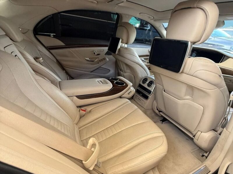 2017 Mercedes-Benz S 350 3.5 Litre 6 Cylinders Engine Black Beige
