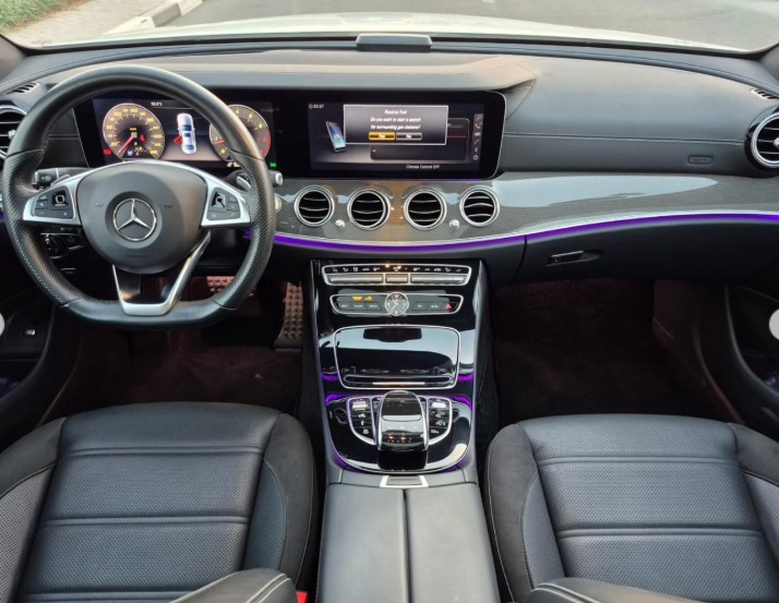 2018 MERCEDES BENZ E43 AMG V6 AUCTION GRADE 4.5/B White Black