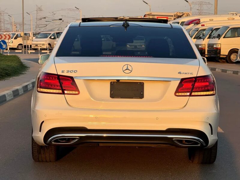 2015 Mercedes-Benz E-Class E 300 4matic Clean Title White Black