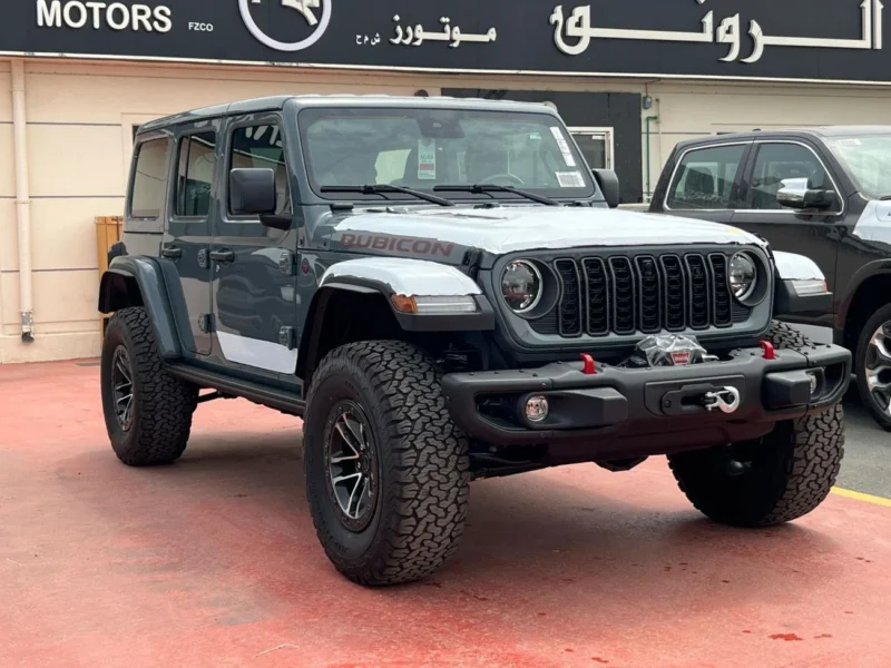 2025 Jeep Wrangler Rubicon 2.0T 4 Cylinder Anvil Clear Coat Grey Black GCC
