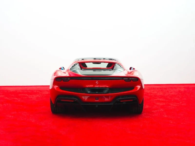 2025 Ferrari 296 GTS Ferrari GTS 296 Spider Hybrid Automatic Red Black