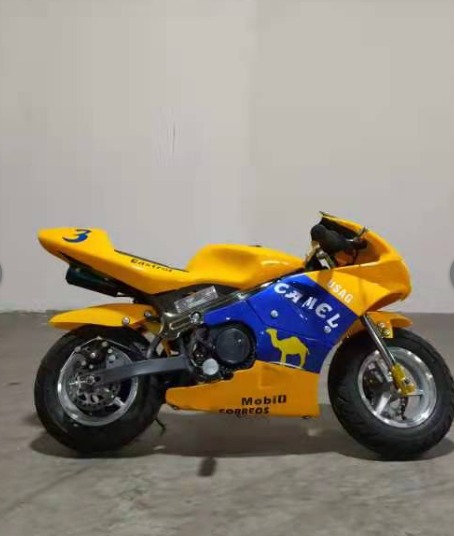 Pocket bike 49CC Ninja, 2 Stroke Engine safety switch Pull start Red