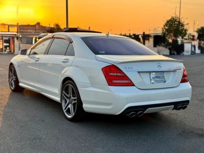 2010 Mercedes-Benz S-Class S 63 AMG White Black in Perfect Condition