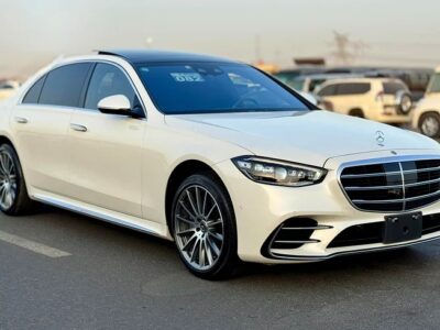 2022 Mercedes-Benz S-Class S 500l AUCTION GRADE 4.5/B White Black