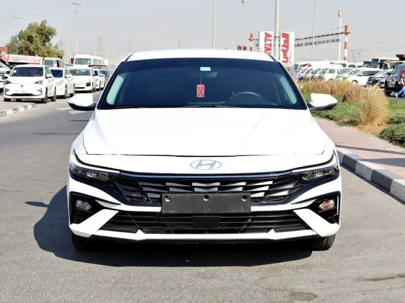 2024 Hyundai Elantra Other 4 Cylinder Engine GCC Specs White Black