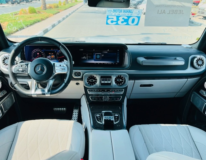 2021 MERCEDES BENZ G63 4.0L V8 Biturbo Black-White CHASSIS GUARANTEE