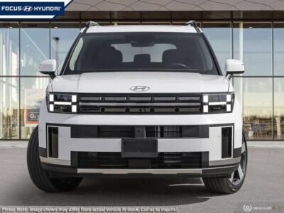 Hyundai Santa Fe NEW 2024 Hyundai 2.5T Luxury AWD 7-Pass White Black