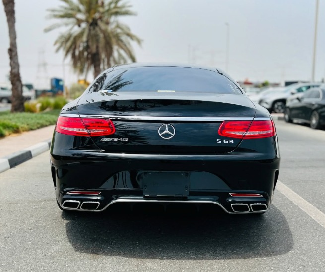 2017 MERCEDES BENZ S63 COUPE AMG 5.5L V8 biturbo Engine Black