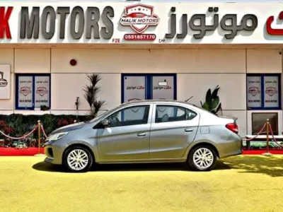 2022 Mitsubishi Attrage GLS GCC SPECS Clean Title Perfect Condition Grey Beige