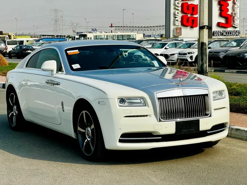 2015 Rolls-Royce Wraith Standard Coupe 12 Cylinders Engine White Black