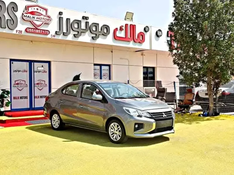 2022 Mitsubishi Attrage GLS GCC SPECS Clean Title Perfect Condition Grey Beige