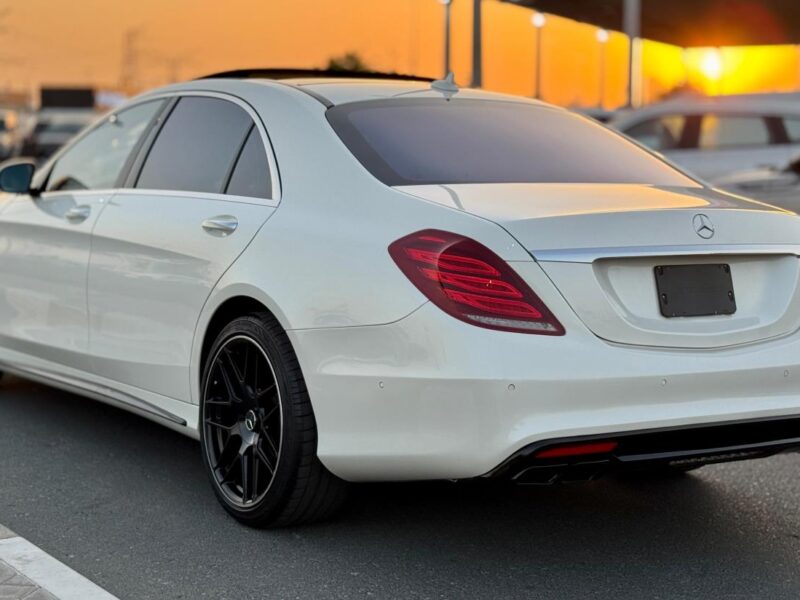 2014 Mercedes-Benz S 550 4.7L V8 Bi-Turbo White Black