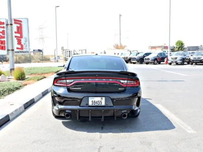 2017 Dodge Charger SXT MID 6 Cylinders Engine GCC Specs Black Sedan