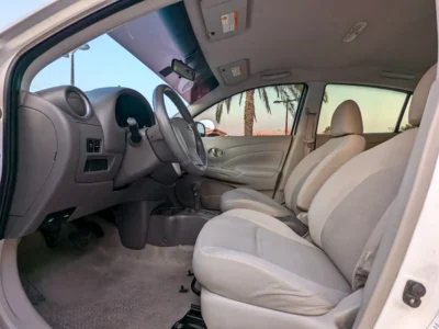 2018 Nissan Sunny SV 4 Cylinders Engine Petrol White Beige Sedan