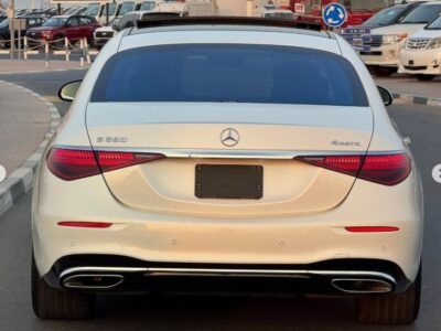 2022 MERCEDES BENZ S580 AMG V8 AUCTION GRADE 4.5/B White Black