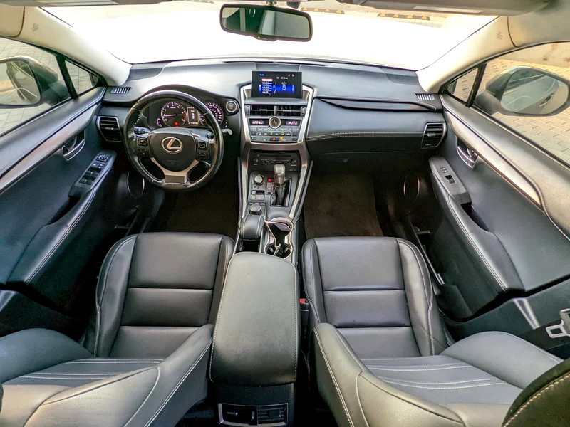 2017 Lexus NX-Series NX 200t 4 Cylinders Engine Silver Black