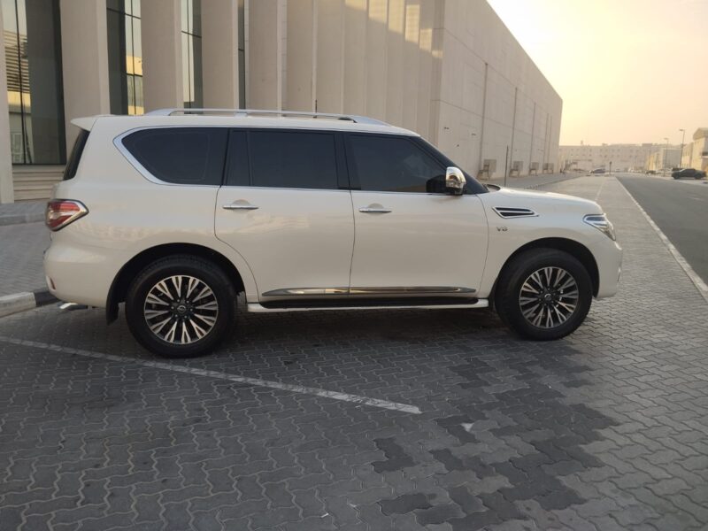 2016 Nissan Patrol SUV 5.6-liter Engine V8 White Tan