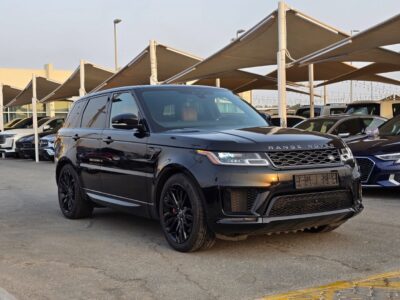 2019 Land Rover Range Rover Sport V8 Supercharged 5.0 litres V8 Engine Black Tan
