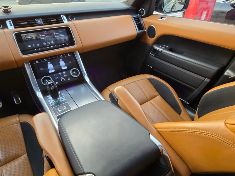 2019 Land Rover Range Rover Sport V8 Supercharged 5.0 litres V8 Engine Black Tan