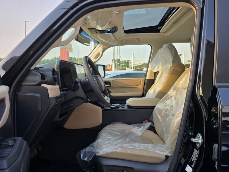 2024 Toyota Land Cruiser Prado 2.4 litres 4 cylinders Engine Black Beige