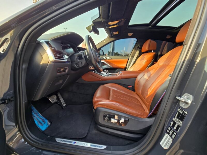 BMW X6 M50i V8 Twin Turbo Original M Kit 2022 Grey Brown GCC Specs