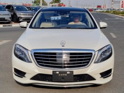 2015 Mercedes-Benz S 500 L 4.0L twin-turbo V8 Engine White Grey
