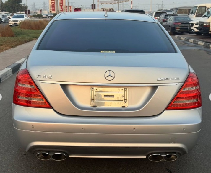 2008 MERCEDES BENZ S 550 Body Kit S63 AMG V8 AUCTION GRADE 4.5/B Silver