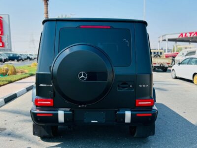 2021 MERCEDES BENZ G63 4.0L V8 Biturbo Black-White CHASSIS GUARANTEE