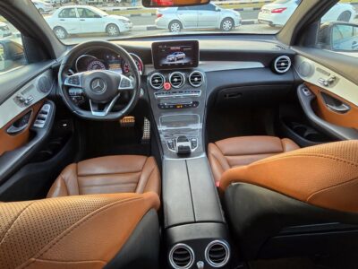 2017 Mercedes-Benz GLC 43 AMG 3.0L V6 Biturbo Green Tan