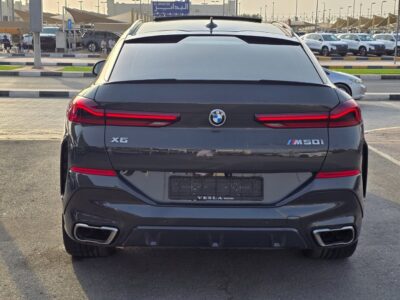 BMW X6 M50i V8 Twin Turbo 2022 Original M Kit GCC Specs Grey