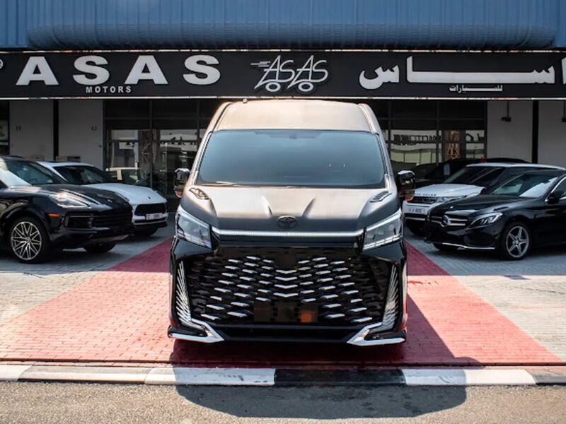 2025 Toyota Hiace GLS VIP Van 4 Cylinder Engine GCC Specs Black Red