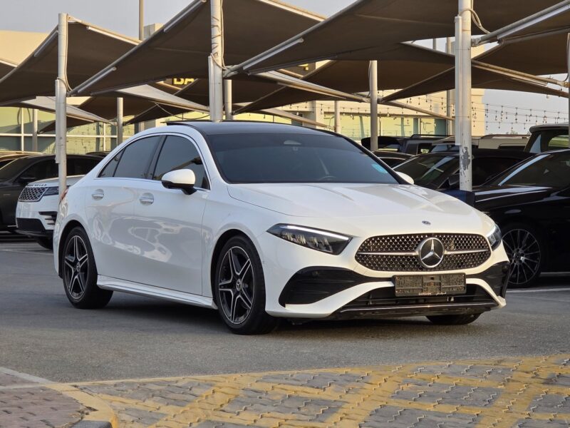 Mercedes-Benz A 200 1.3L Turbocharged Petro 4 Cylinder 2024 White Red