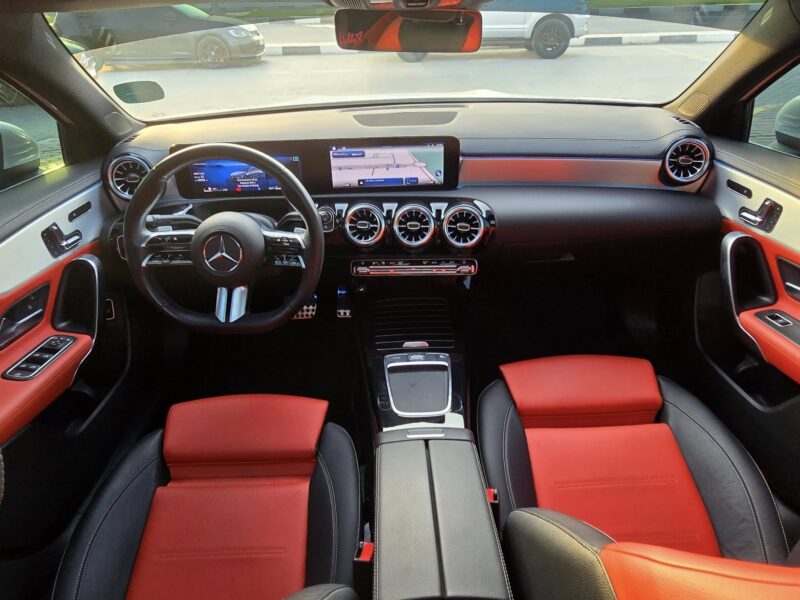 Mercedes-Benz A 200 1.3L Turbocharged Petro 4 Cylinder 2024 White Red