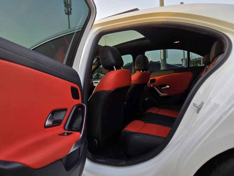 Mercedes-Benz A 200 1.3L Turbocharged Petro 4 Cylinder 2024 White Red