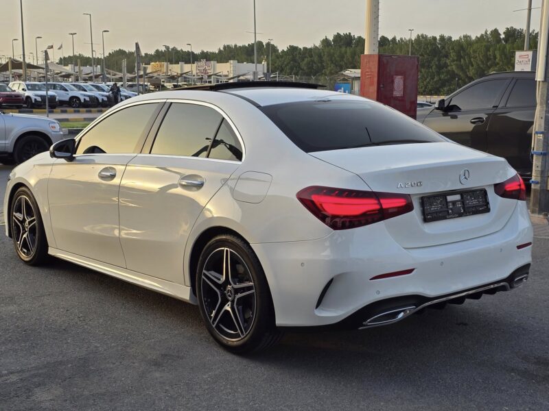 Mercedes-Benz A 200 1.3L Turbocharged Petro 4 Cylinder 2024 White Red