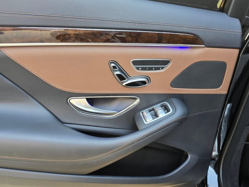 2018 Mercedes-Benz S450 3.0-liter twin-turbocharged V6 engine Black