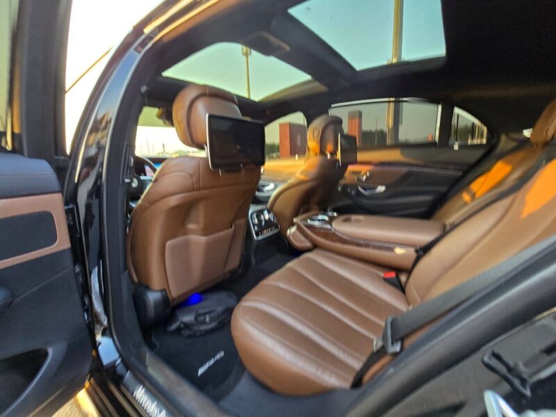 2018 Mercedes-Benz S450 3.0-liter twin-turbocharged V6 engine Black