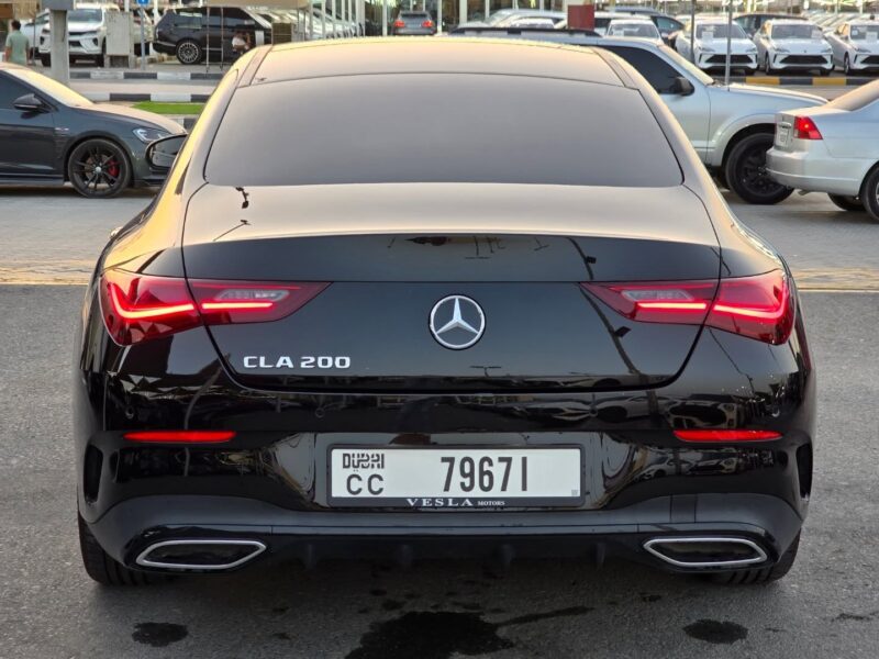 2024 Mercedes CLA200 AMG 1.3L 4-Cylinder Turbocharged Petrol Black Red