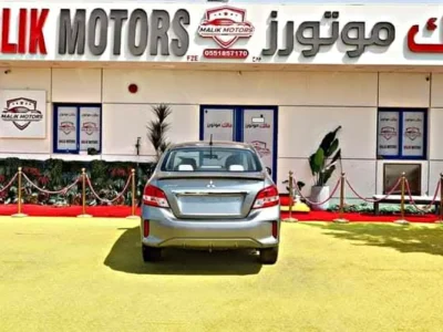 2022 Mitsubishi Attrage GLS GCC SPECS Clean Title Perfect Condition Grey Beige