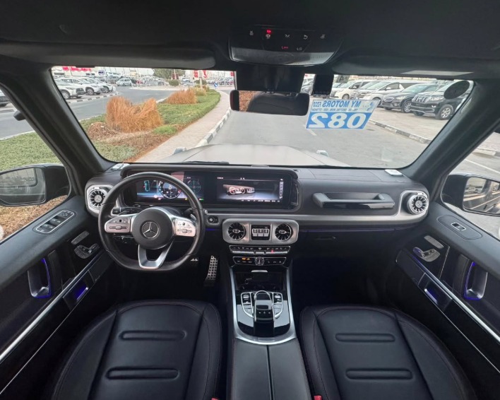 2020 Black MERCEDES BENZ G 550 AMG V8 AUCTION GRADE 4.5/A