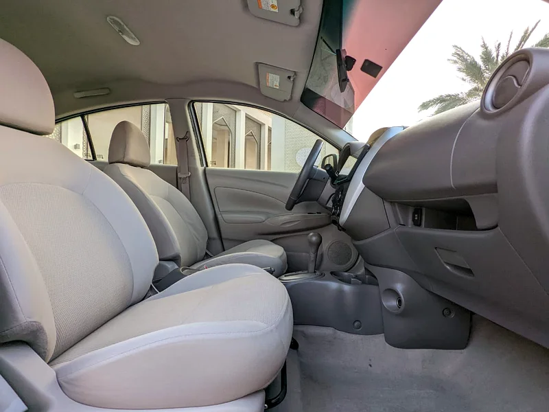 2018 Nissan Sunny SV 4 Cylinders Engine Petrol White Beige Sedan