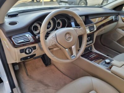 2014 Mercedes-Benz CLS 350 3.5L V6 Engine White Beige