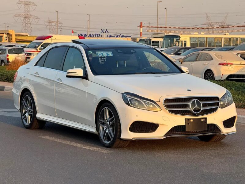 2015 Mercedes-Benz E-Class E 300 4matic Clean Title White Black