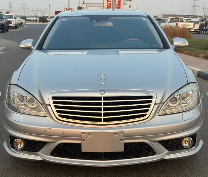 2008 MERCEDES BENZ S 550 Body Kit S63 AMG V8 AUCTION GRADE 4.5/B Silver