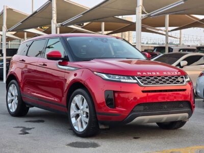 Land Rover Range Rover Evoque Model 2020 Red-Black