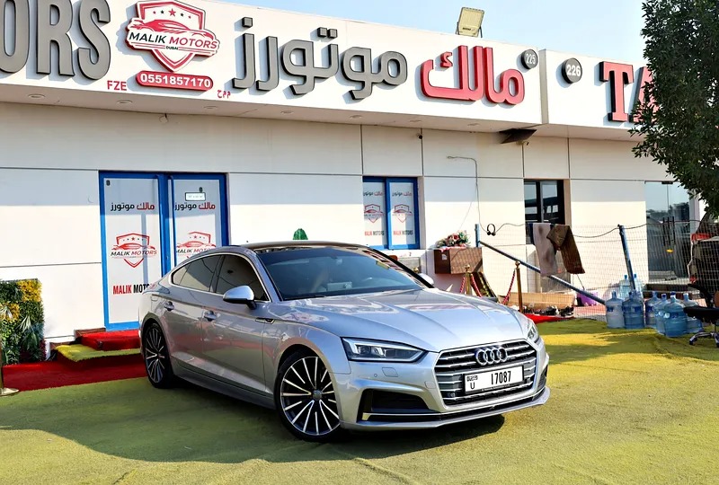 2019 Audi A5 40 TFSI S-Line Perfect Condition Clean Title Silver Black